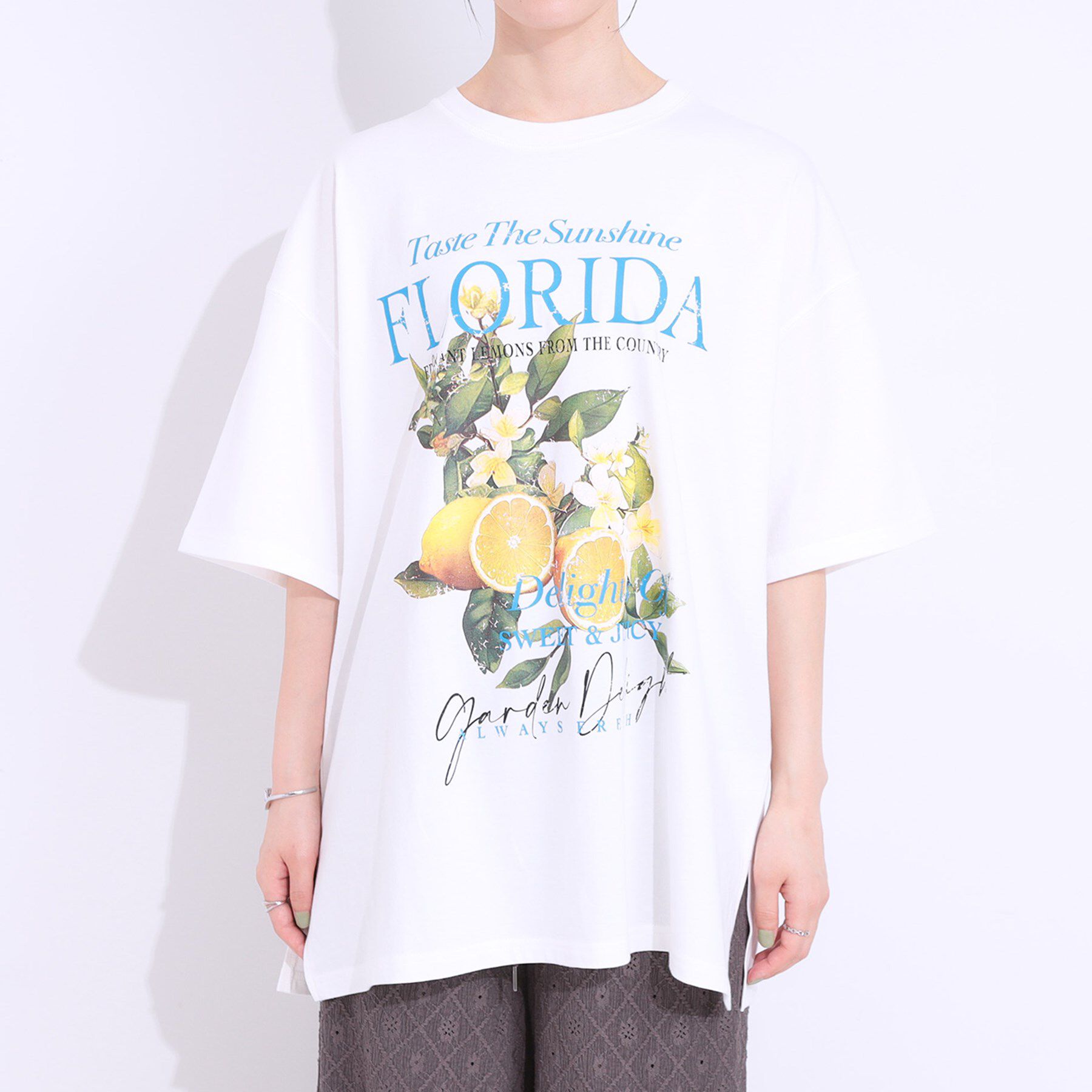 SHOO･LA･RUE「【洗える】ゆるシルエットが抜け感を演出 プリントBIG Tシャツ」|Tシャツ・カットソー|