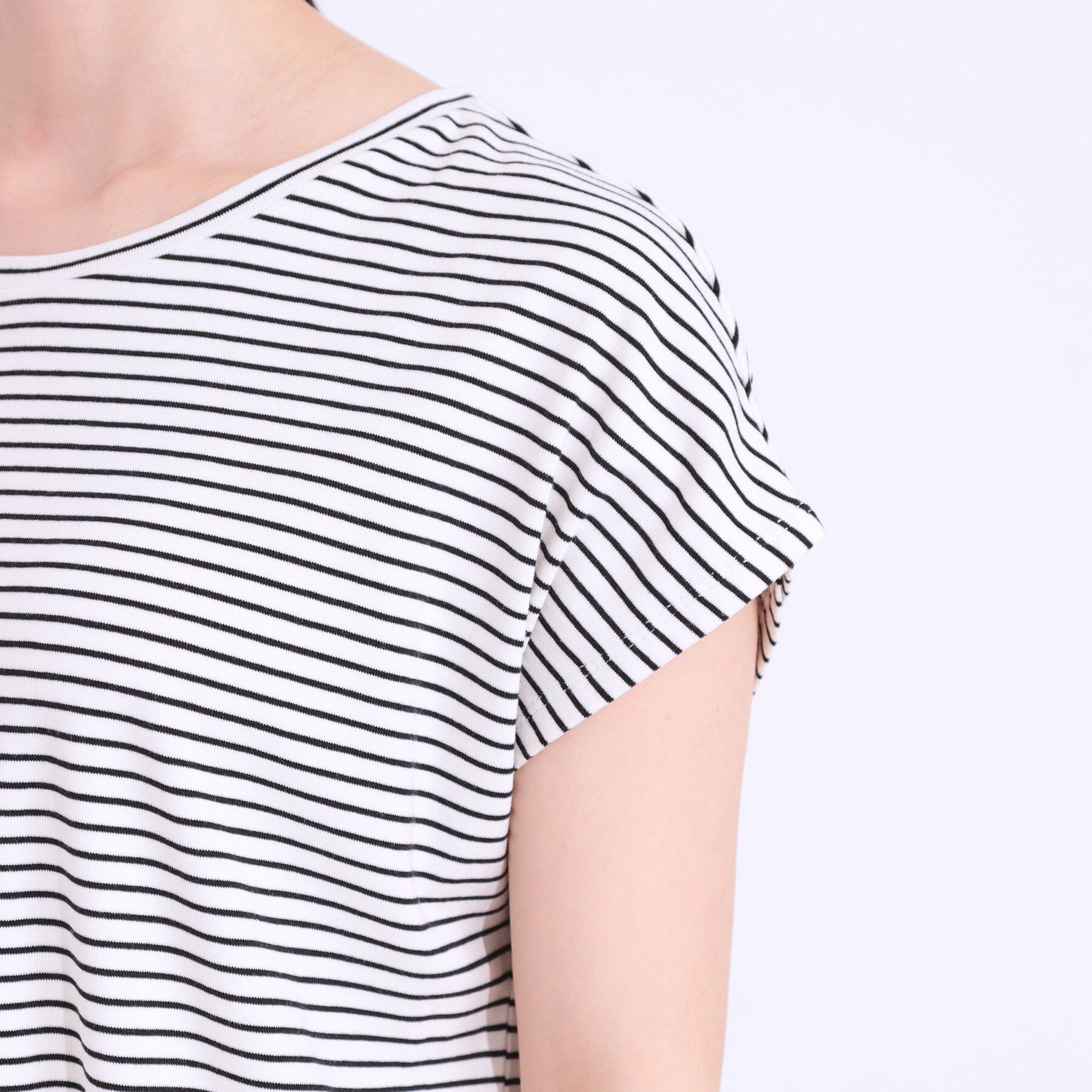SHOO･LA･RUE「【S-LL/2点セット】程よい甘さをプラス Tシャツ＋チュールトップス」|Tシャツ・カットソー|