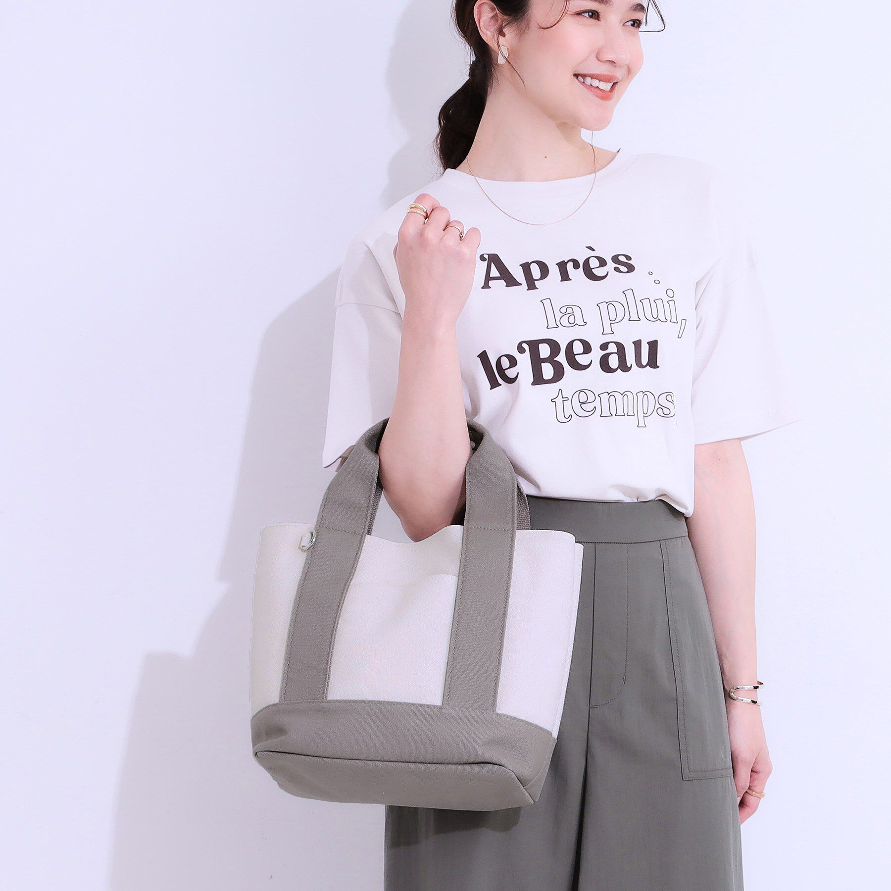 SHOO･LA･RUE「【2WAY】キャンバストートバッグ」|トートバッグ|