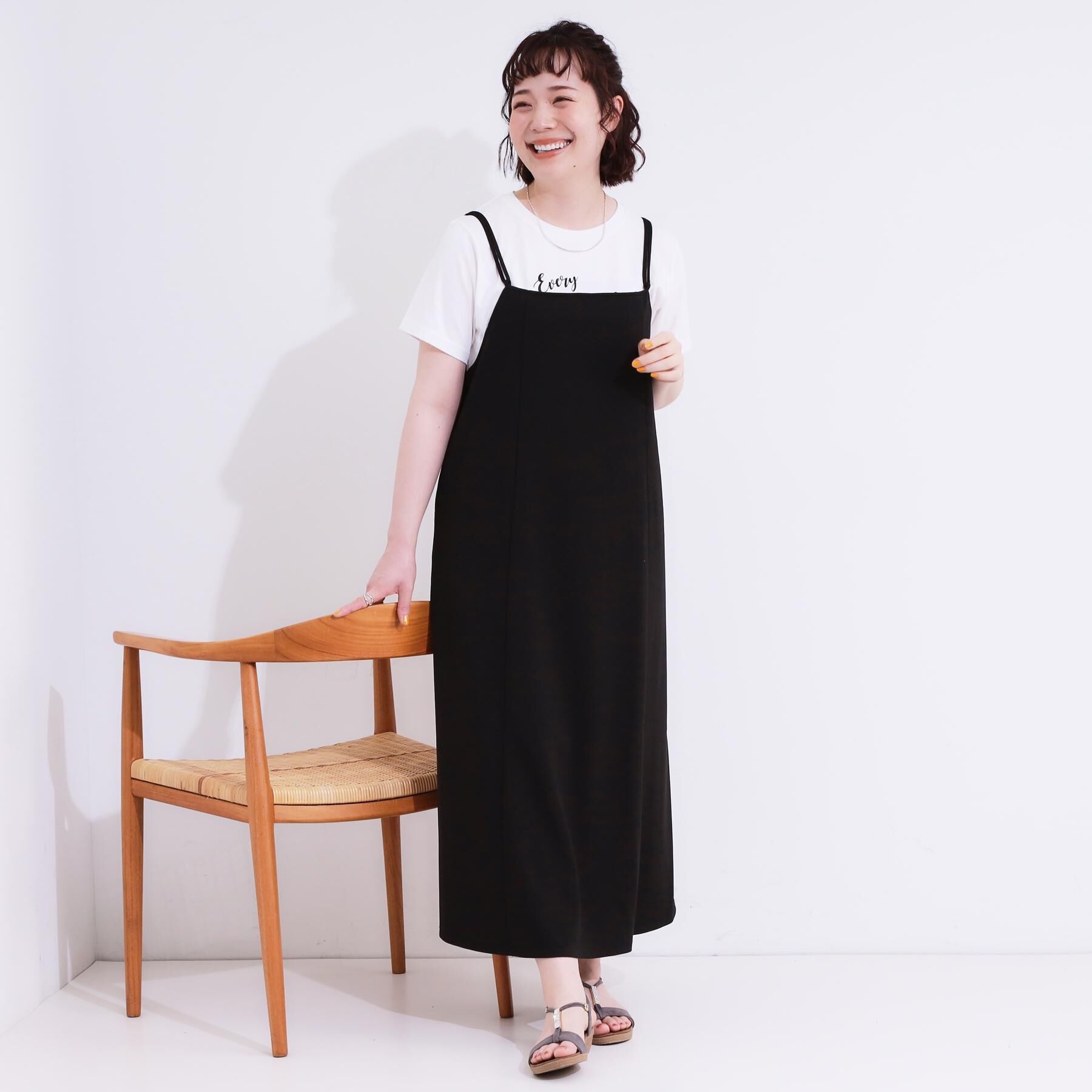 SHOO･LA･RUE「女性らしさ溢れる　フレアキャミワンピース」|ワンピース|