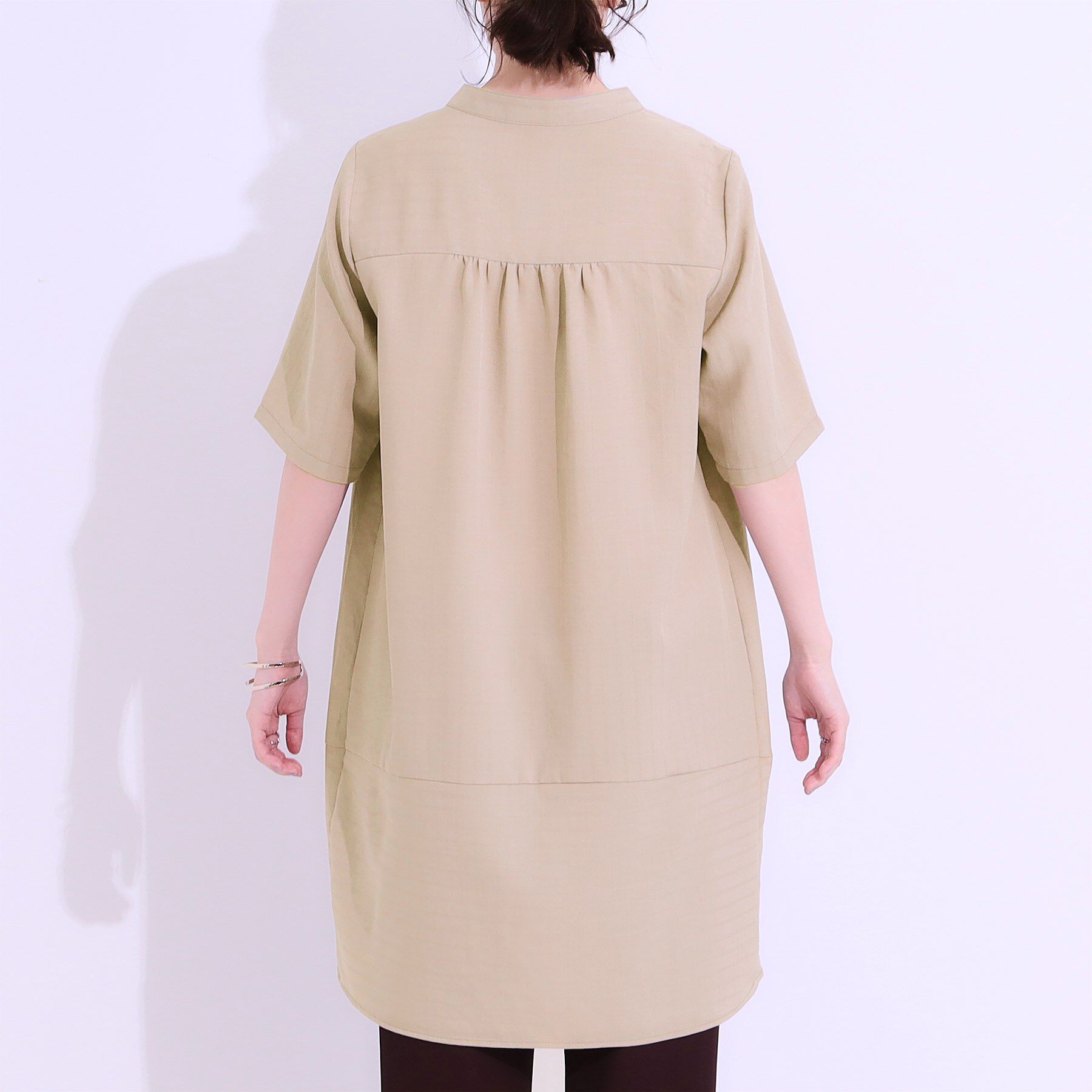 SHOO･LA･RUE「【洗える】楽に体型カバー叶う チュニックワンピース」|チュニック|