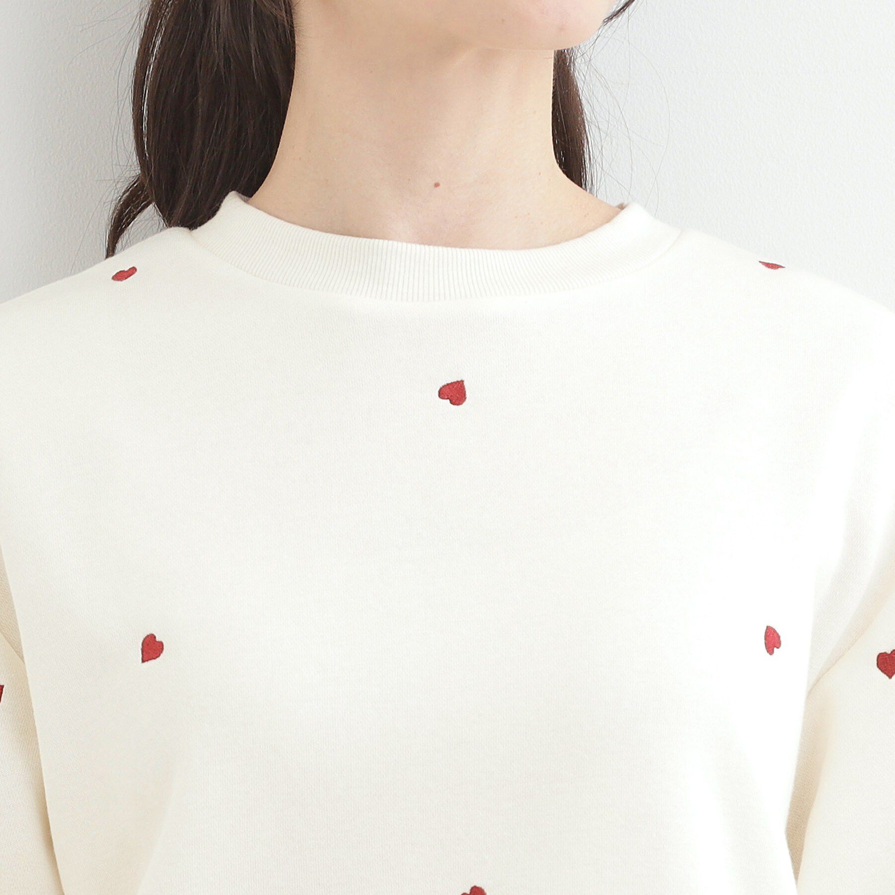 SHOO･LA･RUE「【洗濯機可】小さめ刺繍で大人見え アソート裏起毛スウェット」|パーカー|