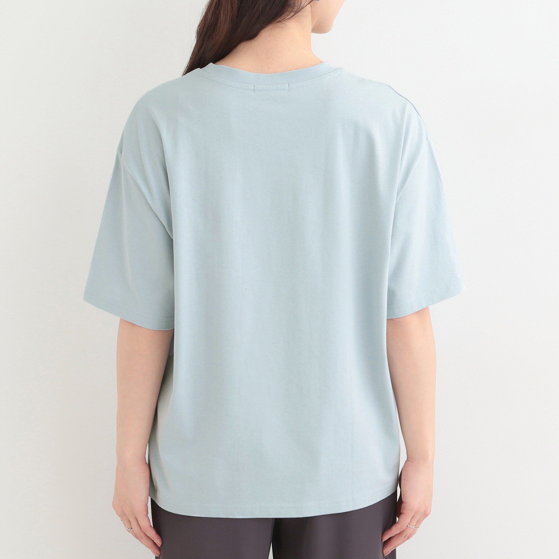 SHOO･LA･RUE「【綿100％/S-LL/プチプラ】 無地＆プリントアソート ベーシックTシャツ」|Tシャツ・カットソー|