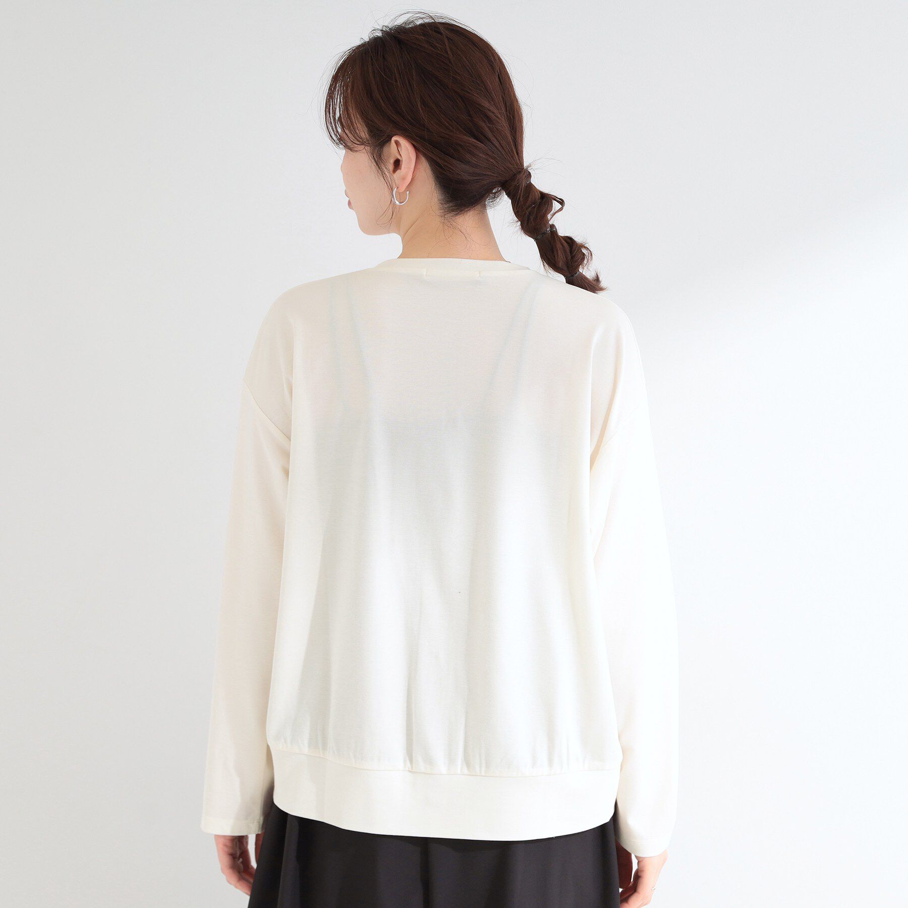 SHOO･LA･RUE「【ひんやり/UV/S-LL】着ごこちなめらか カノコ編みカーディガン」|カーディガン|