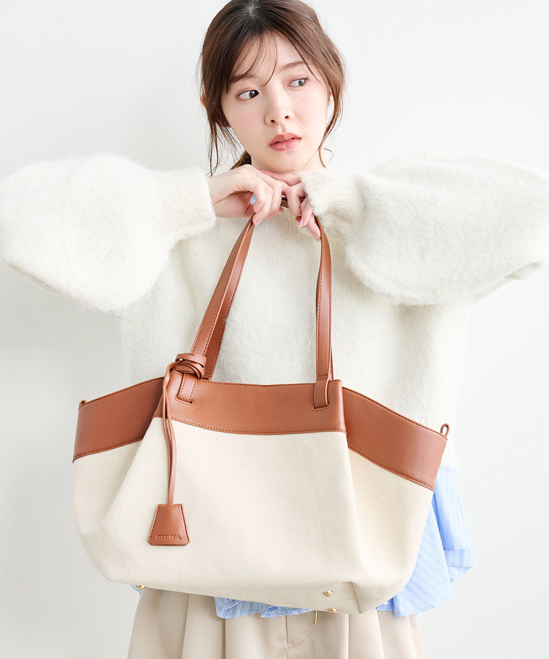 COCO DEAL「トラペーズトートバッグ」|トートバッグ|