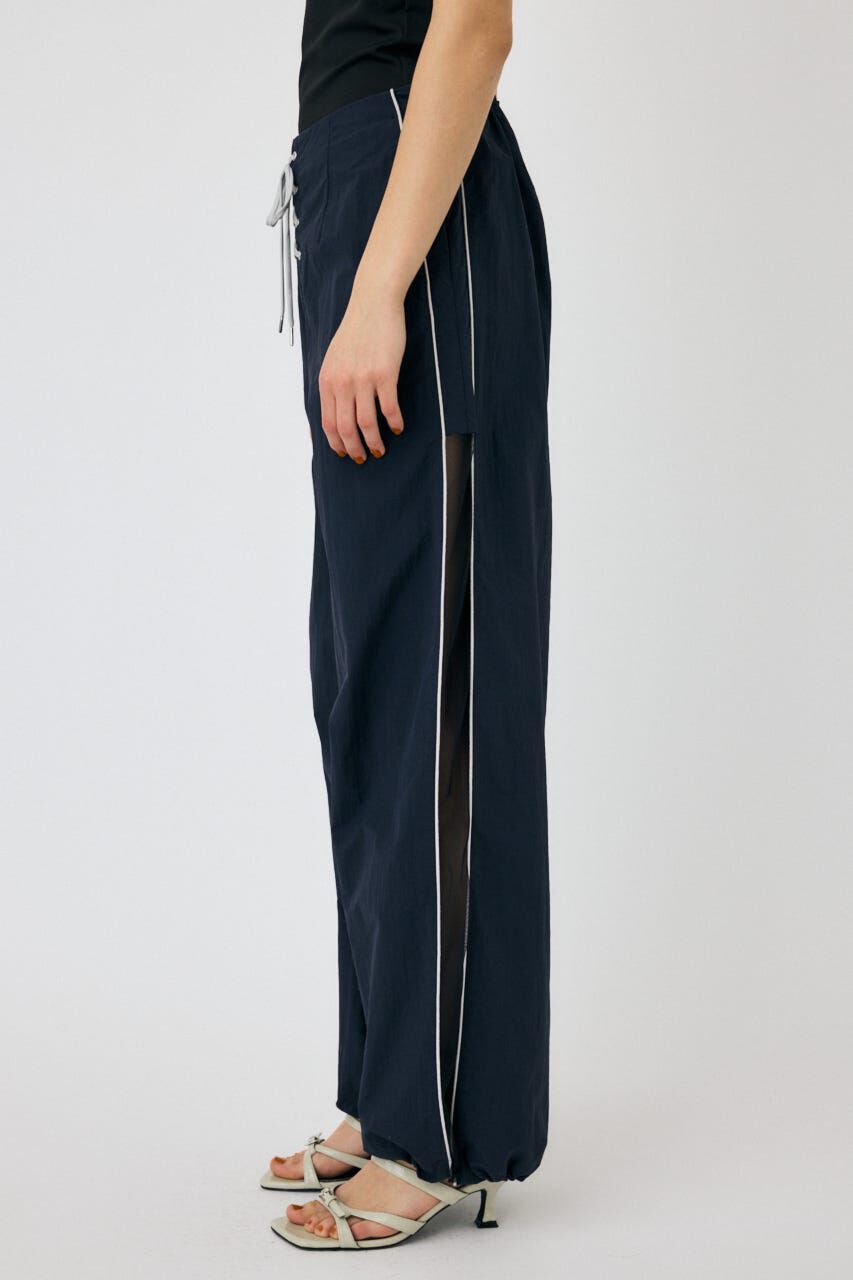 MOUSSY「SHEER PANEL LACE UP パンツ」|その他|