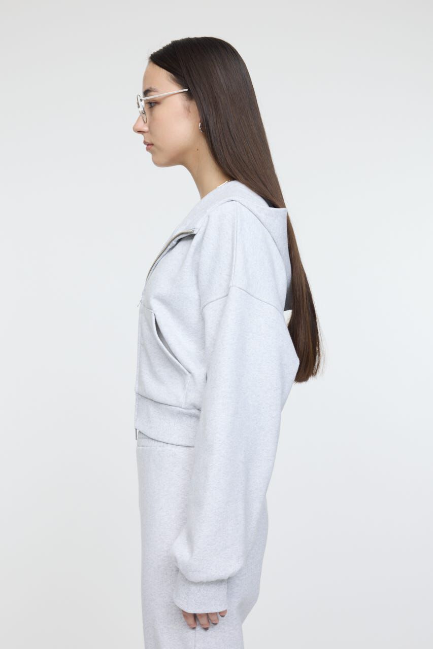 MOUSSY「SHORT ZIP UP フーディ」|パーカー|