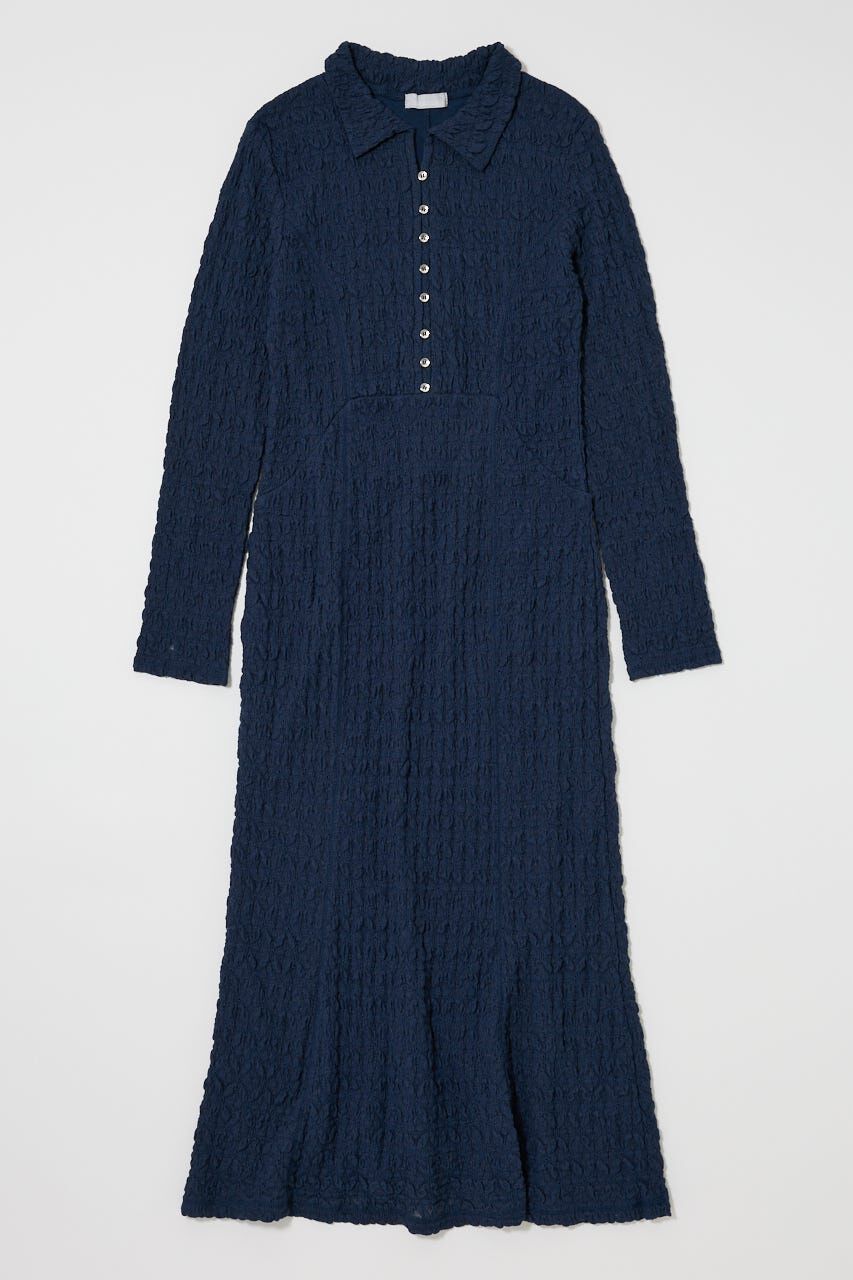 MOUSSY「L/S MERMAID LACE LONG ドレス」|ワンピース|