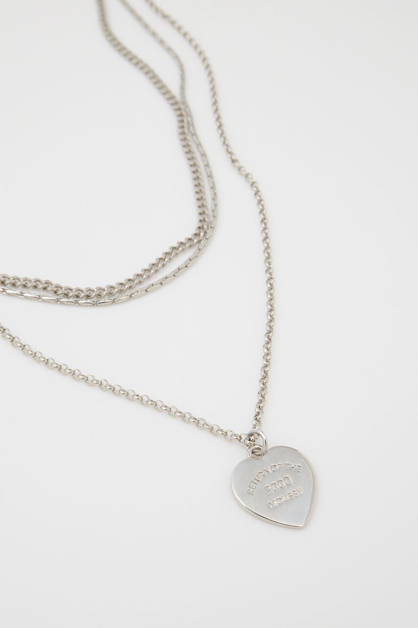 MOUSSY「COIN HEART ネックレスセット」|ネックレス|