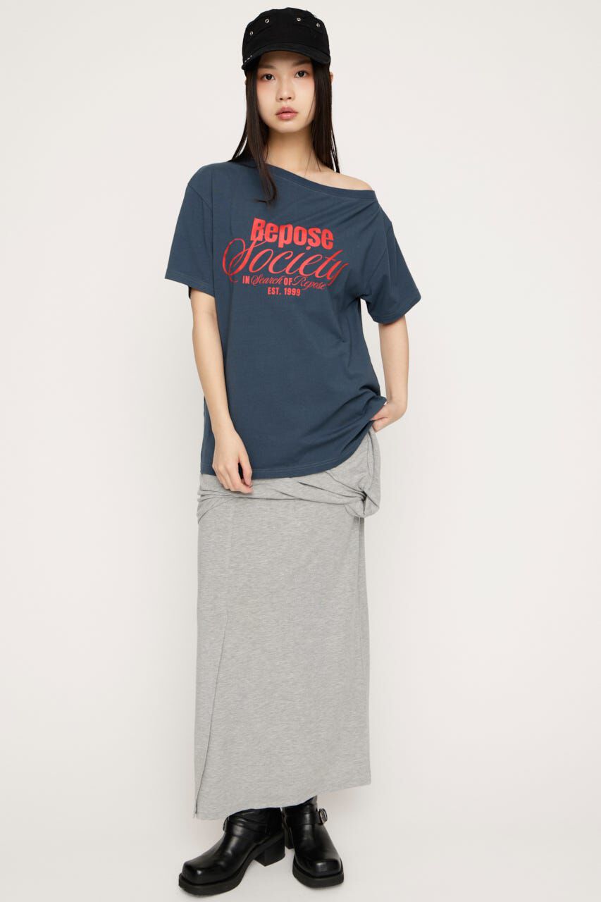 SLY「DRAPE CUT ロングスカート」|スカート|