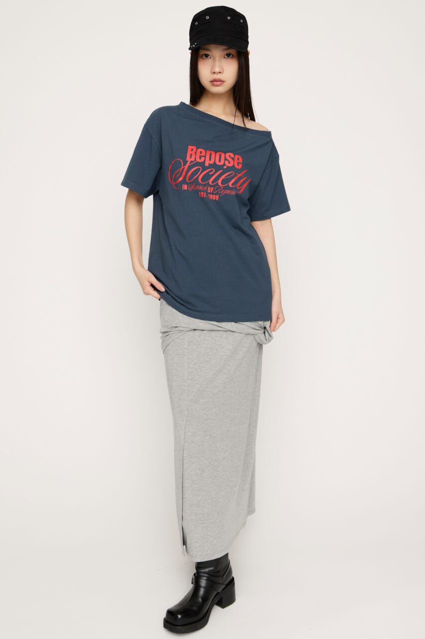 SLY「DRAPE CUT ロングスカート」|スカート|