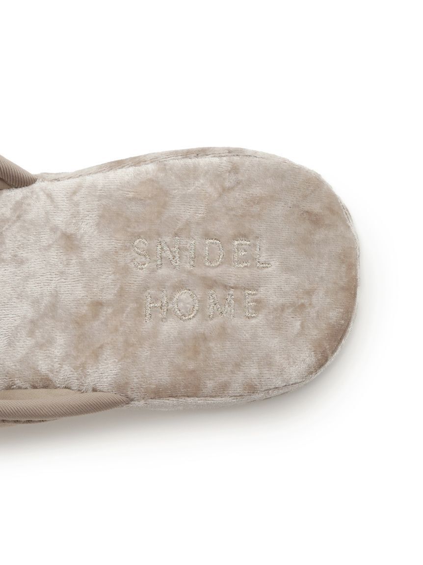 SNIDEL HOME「サテンスリッパ」|ルームシューズ|