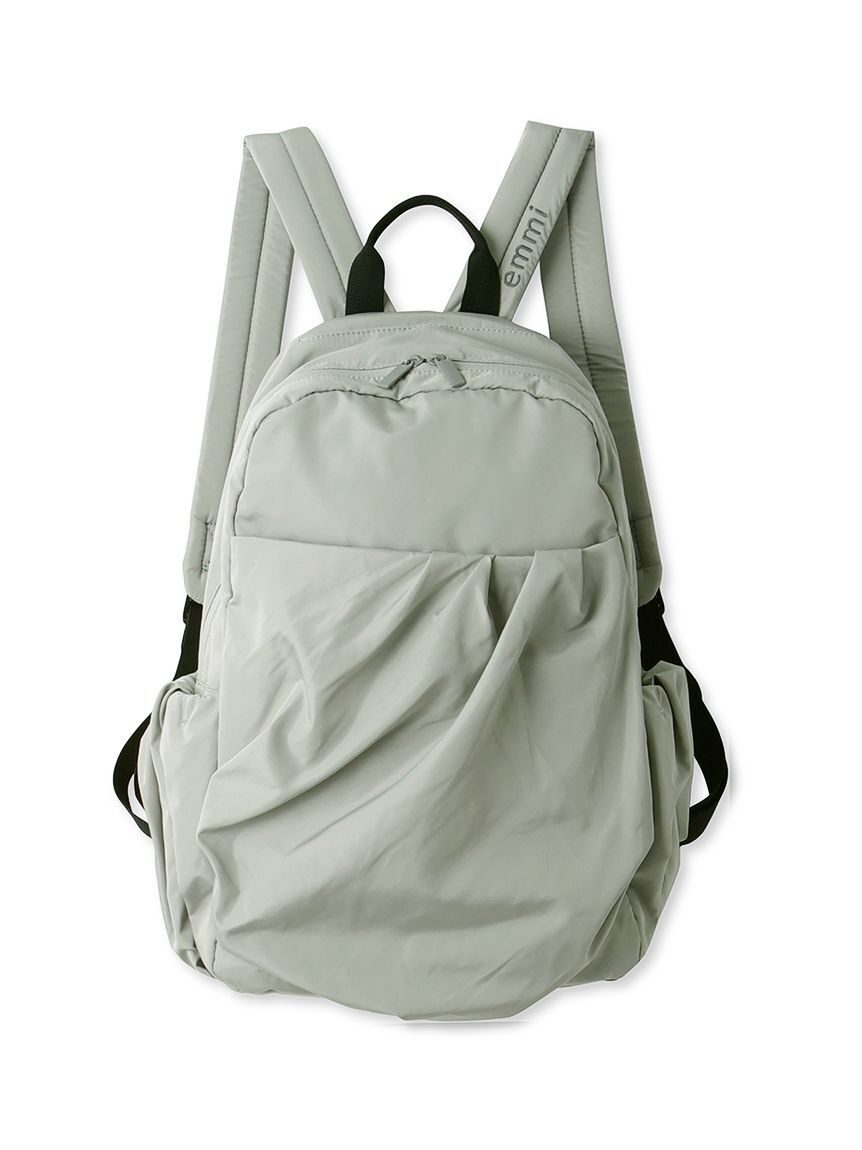 emmi atelier「【ONLINE限定カラー】eco 撥水ギャザーボディーバックパック」|リュック|