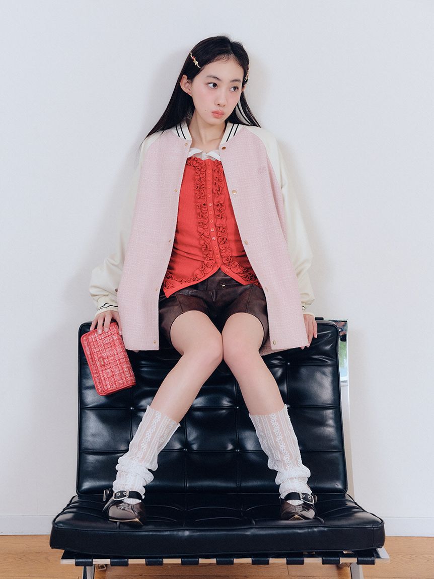FURFUR「【WEB限定カラー】フリルカーディガン」|カーディガン|