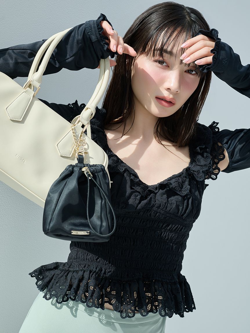 SNIDEL「コットンシャーリングブラウス」|シャツ・ブラウス|