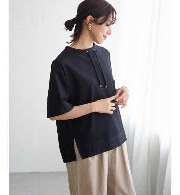 ikka「【接触冷感】鹿の子スピンドルプルオーバー」|Tシャツ・カットソー|