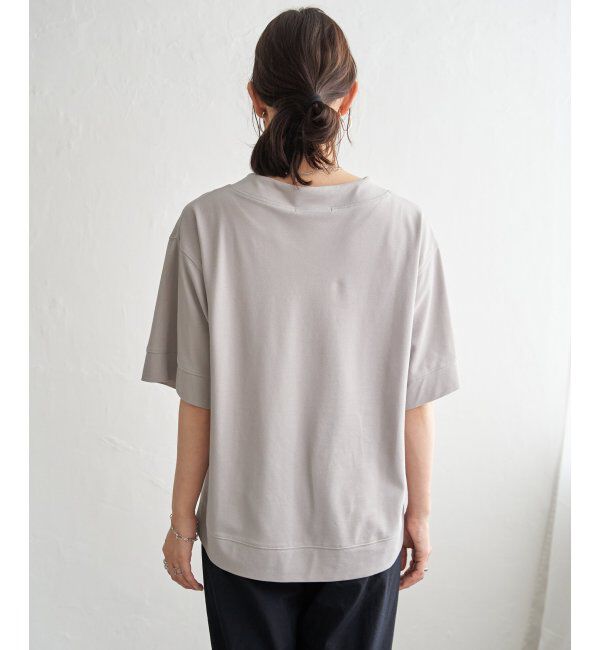 ikka「【接触冷感】鹿の子スピンドルプルオーバー」|Tシャツ・カットソー|