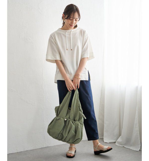 ikka「【接触冷感】鹿の子スピンドルプルオーバー」|Tシャツ・カットソー|
