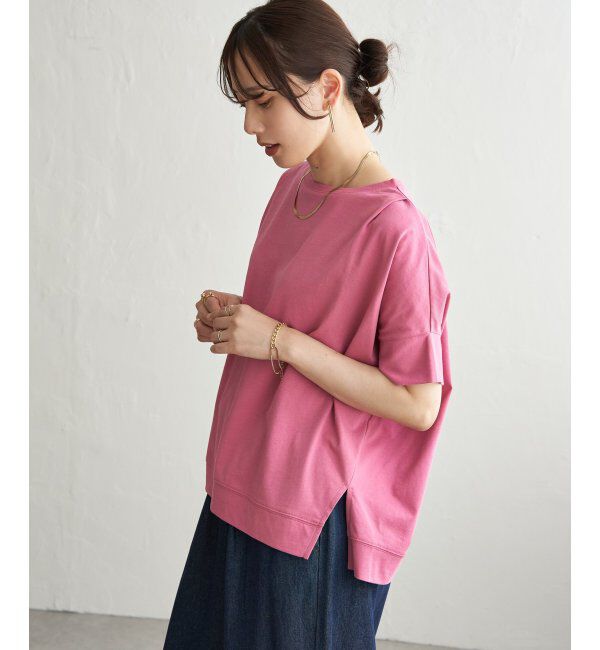 ikka「【お得だ値】冷感ショルダータックプルオーバー」|その他|ピンク