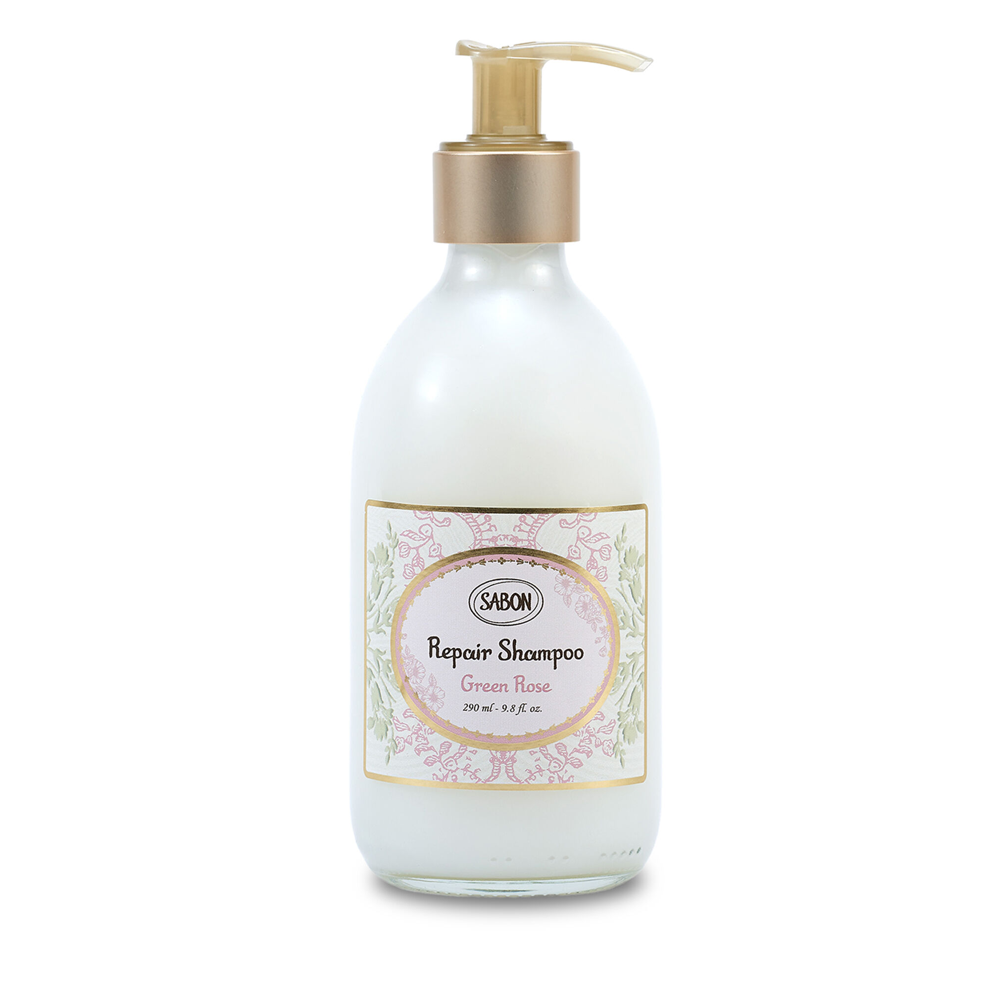 SABON「ﾘﾍﾟｱｼｬﾝﾌﾟｰ ｸﾞﾘｰﾝ･ﾛｰｽﾞ (290mL)」|シャンプー|グリーン・ローズ