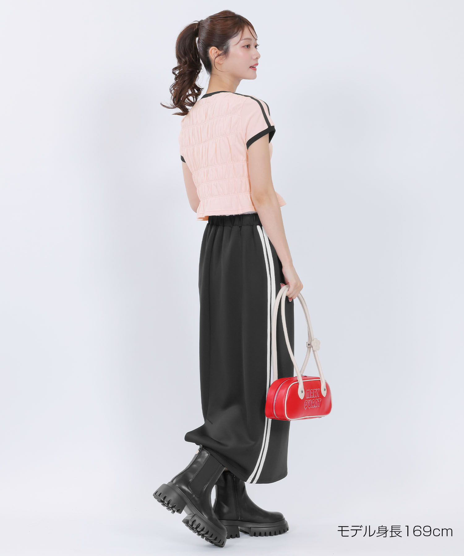 MARY QUANT「バイカラーシャーリング Tシャツ」|Tシャツ・カットソー|