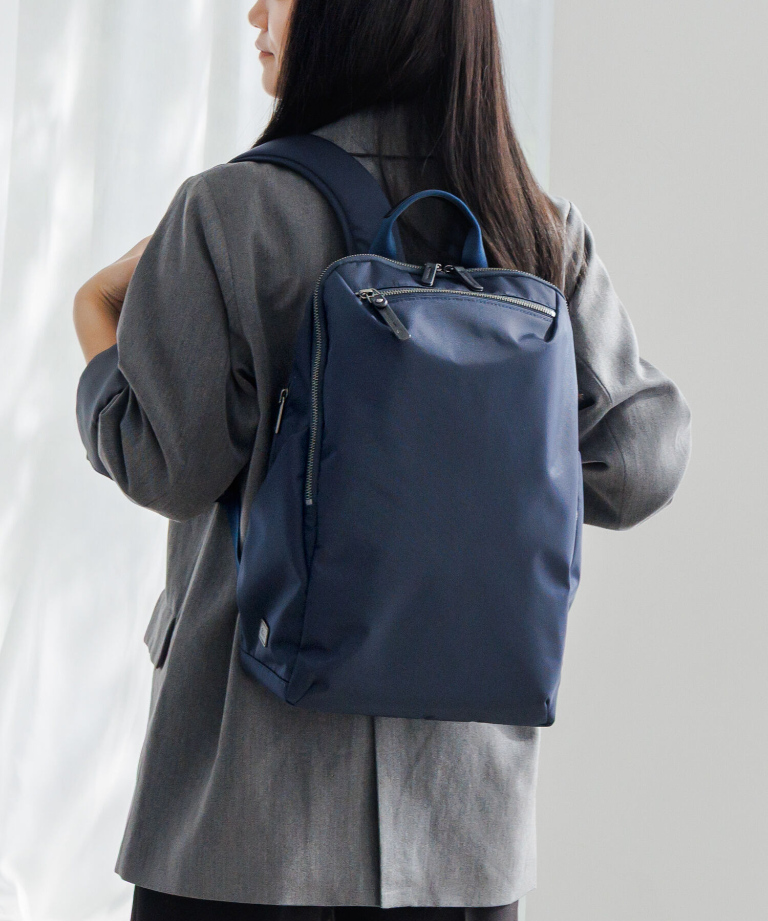 ace.「ace.／エース ルフィラ リュック レディースビジネス A4 14.0インチサイズ 17911」|リュック|ネイビー