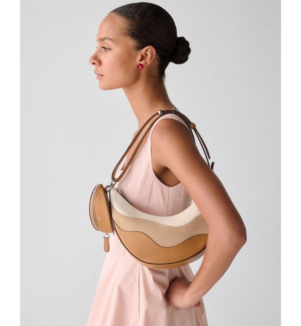 kate spade new york「ケーエスデュオ ウェイビー スエード クロスボディ バッグ」|ショルダー・メッセンジャー|