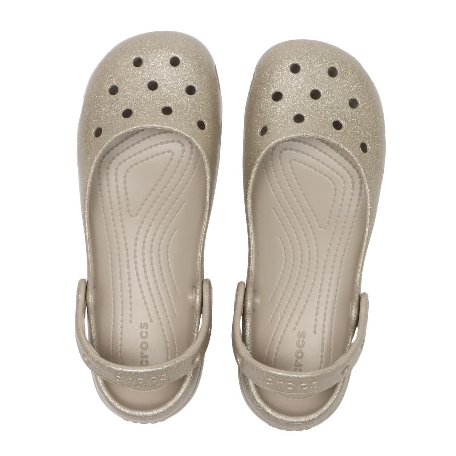 crocs「【crocs】CLS SHINE GLITTER BALLET」|サンダル|