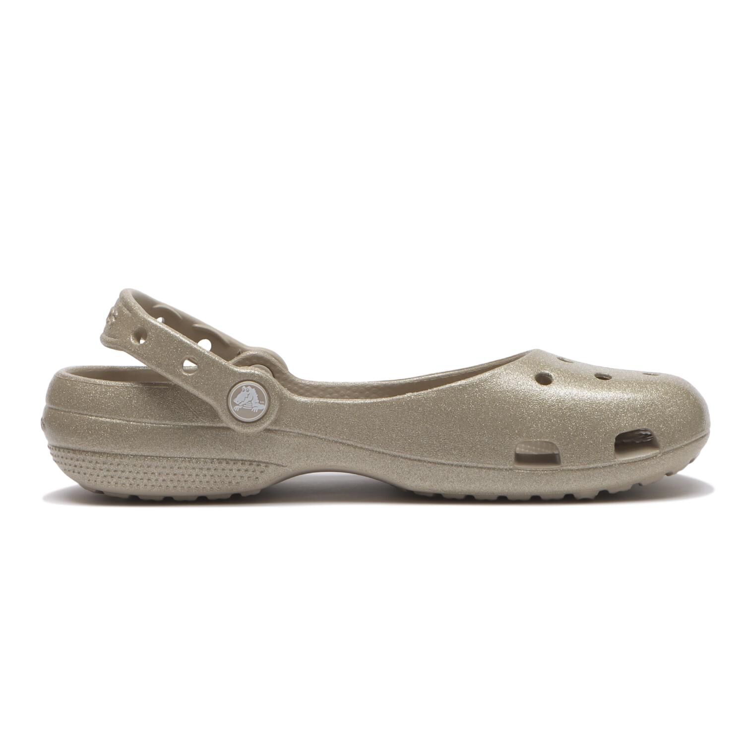 crocs「【crocs】CLS SHINE GLITTER BALLET」|サンダル|