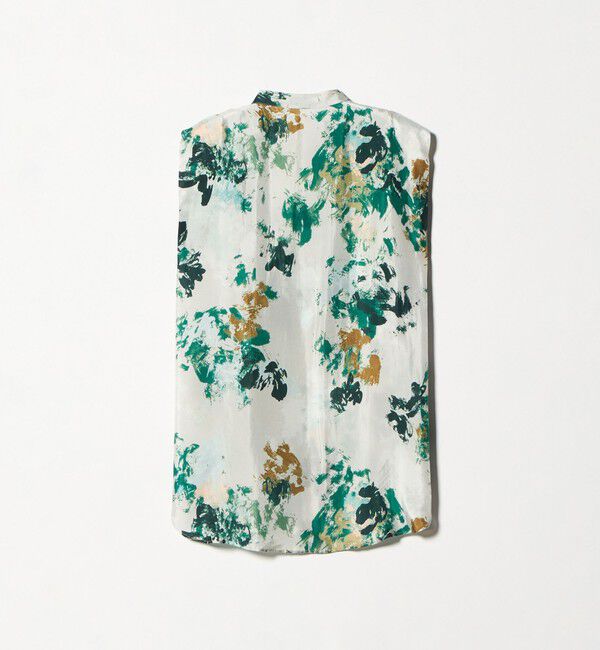 UNITED ARROWS「＜SACRA＞フローラプリント ノースリーブブラウス」|シャツ・ブラウス|