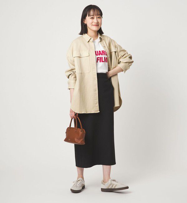 UNITED ARROWS green label relaxing「【別注】＜Healthy DENIM＞Almond ミドル デニム シャツ」|シャツ・ブラウス|