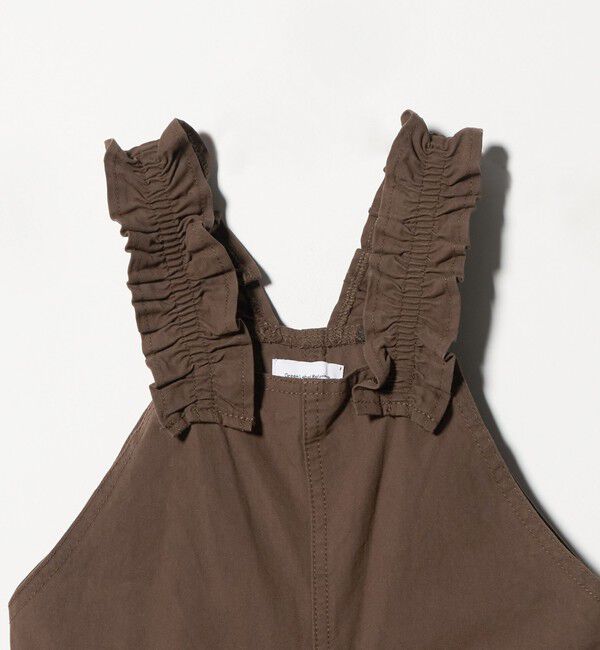 UNITED ARROWS green label relaxing「ツイル フリル サロペット / キッズ  100cm-130cm」|ワンピース|
