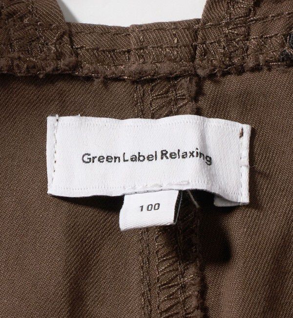 UNITED ARROWS green label relaxing「ツイル フリル サロペット / キッズ  100cm-130cm」|ワンピース|