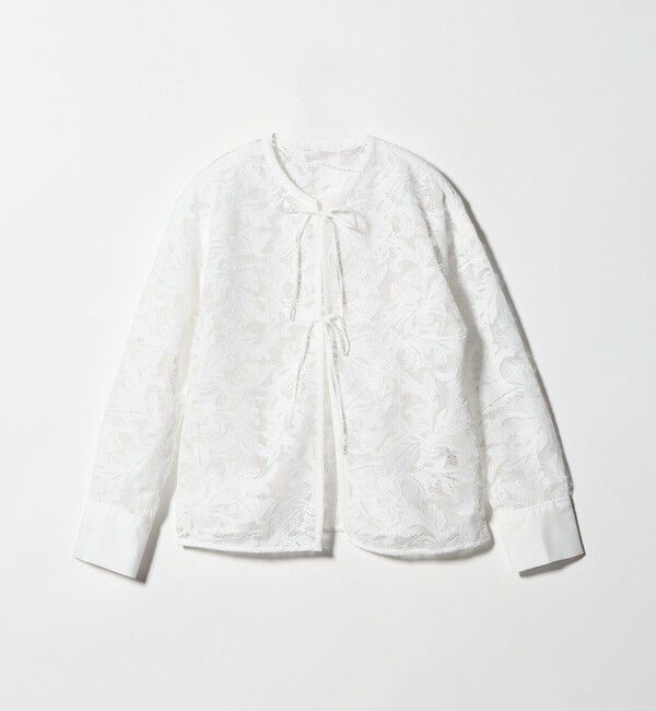 UNITED ARROWS green label relaxing「レース ハオリ ブラウス」|シャツ・ブラウス|