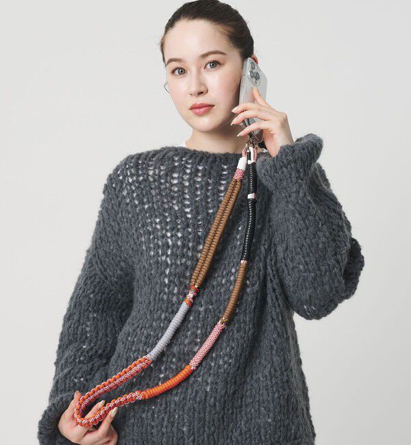 BEAUTY&YOUTH UNITED ARROWS「＜A SCENE＞Design paracord shoulder/スマホショルダー」|モバイルケース|ORANGE