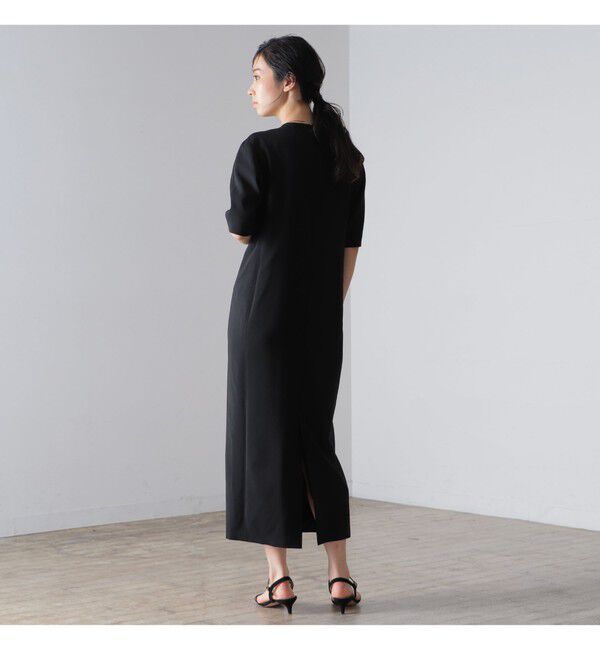 Demi-Luxe BEAMS 「AK+1 / スーパーブラック ワンピース」|ワンピース|