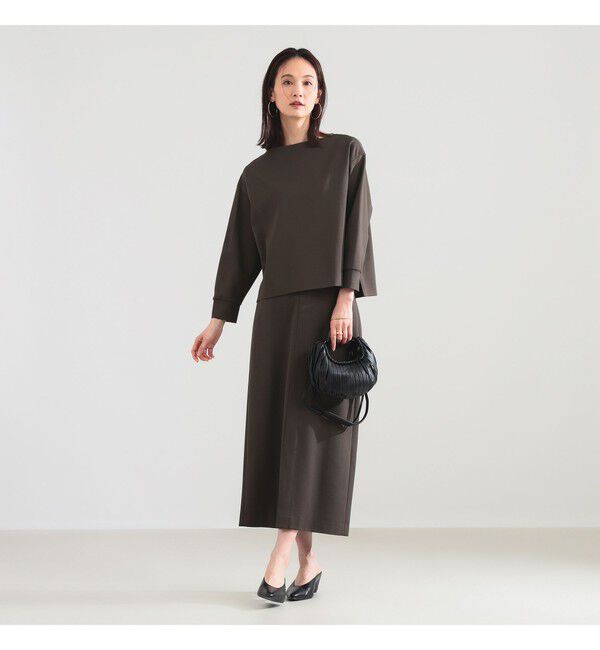 Demi-Luxe BEAMS 「ポンチ ボートネック プルオーバー」|Tシャツ・カットソー|