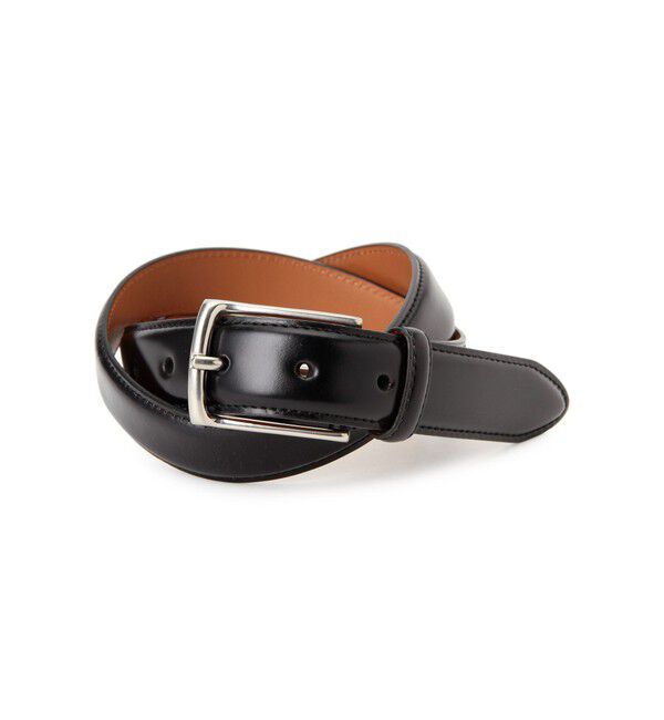 BEAMS PLUS「Cordovan Belt」|ベルト|BLACK