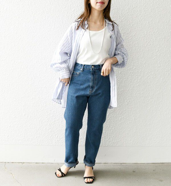 SHIPS any「SHIPS any: ハイライズ デニムパンツ［SHIPS any DENIM］」|デニム|