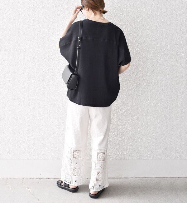 SHIPS any「《一部追加予約》SHIPS any:〈洗濯機可能〉ワッフル ワイド TEE」|Tシャツ・カットソー|