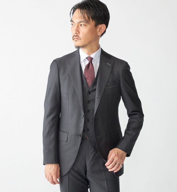 SHIPS「SHIPS: LORO PIANA FABRIC オーストラリス 無地 ベスト」|ベスト・ジレ|
