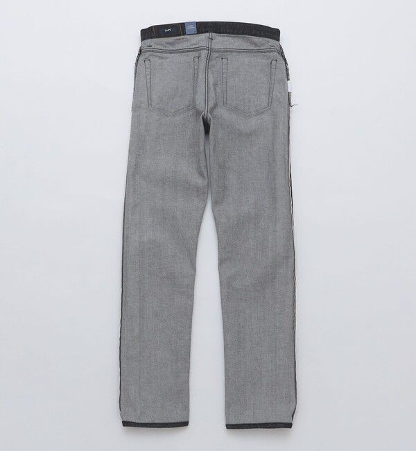 SHIPS「SHIPS: オイカワデニム 5ポケット テーパード デニムパンツ 24SS 〈ブラック〉」|チノ|