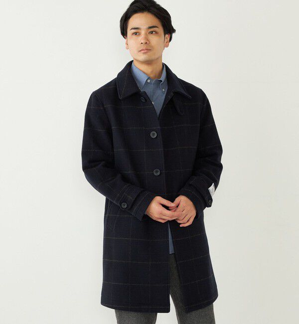 SHIPS Colors 「SHIPS Colors:HOLLOW WOOL コート」|ステンカラーコート|