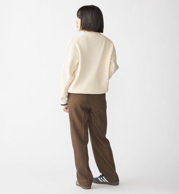 SHIPS「【SHIPS別注】FRED PERRY: シングル ティップ ワッフル ニット」|ニット・セーター|