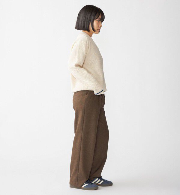 SHIPS「【SHIPS別注】FRED PERRY: シングル ティップ ワッフル ニット」|ニット・セーター|