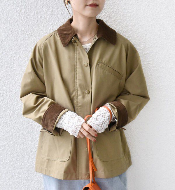 SHIPS for women「〈洗濯機可能〉テント シルエット ワーク ジャケット」|その他|