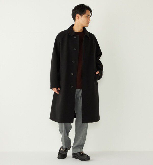 SHIPS Colors 「SHIPS Colors:ウール ミックス ロングコート」|ステンカラーコート|