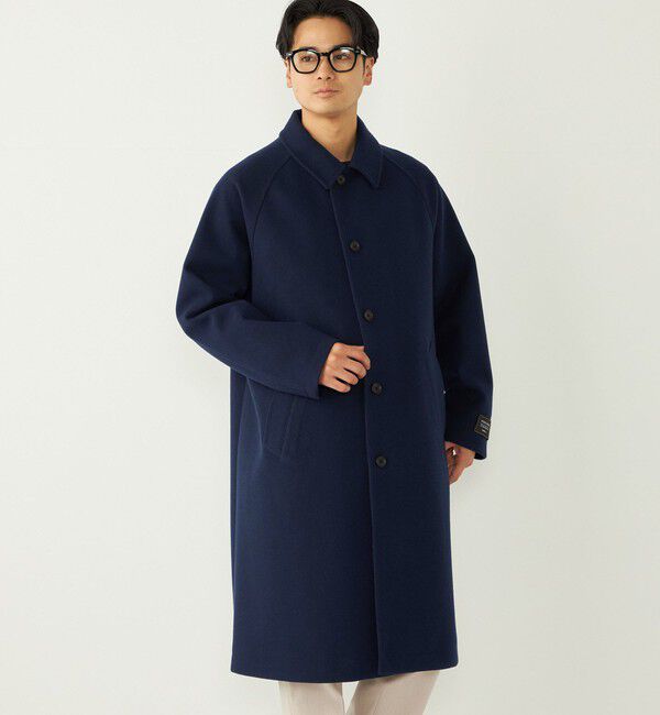 SHIPS Colors 「SHIPS Colors:ウール ミックス ロングコート」|ステンカラーコート|