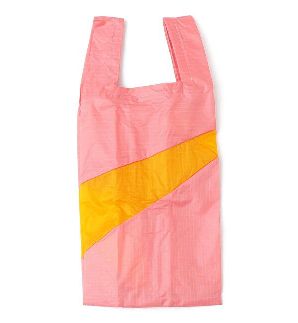 SHIPS Days「SUSAN BIJL:SHOPPING BAG S」|エコバッグ|ライトピンク