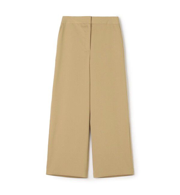 Ballsey「ポリエステルレーヨンストレッチ セミワイドパンツ」|その他|43 ベージュ